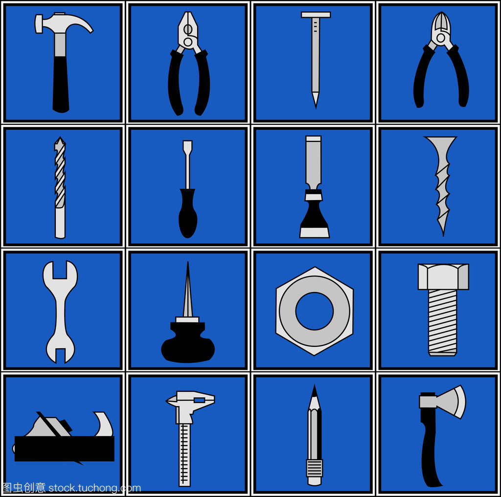 木匠的工具和板凳工具